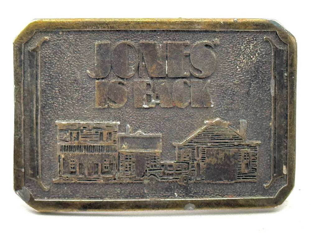 James Dean Jones' Locker 1983 Personalized Belt Buckle